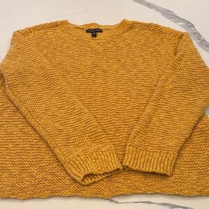 Eileen Fisher Mustard Knit Top